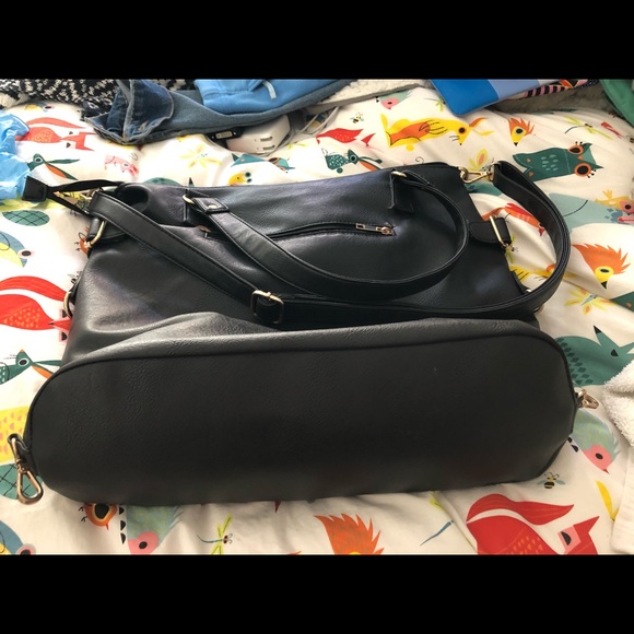 Laurel&sunset big black bag with leopard print - Picture 6 of 8